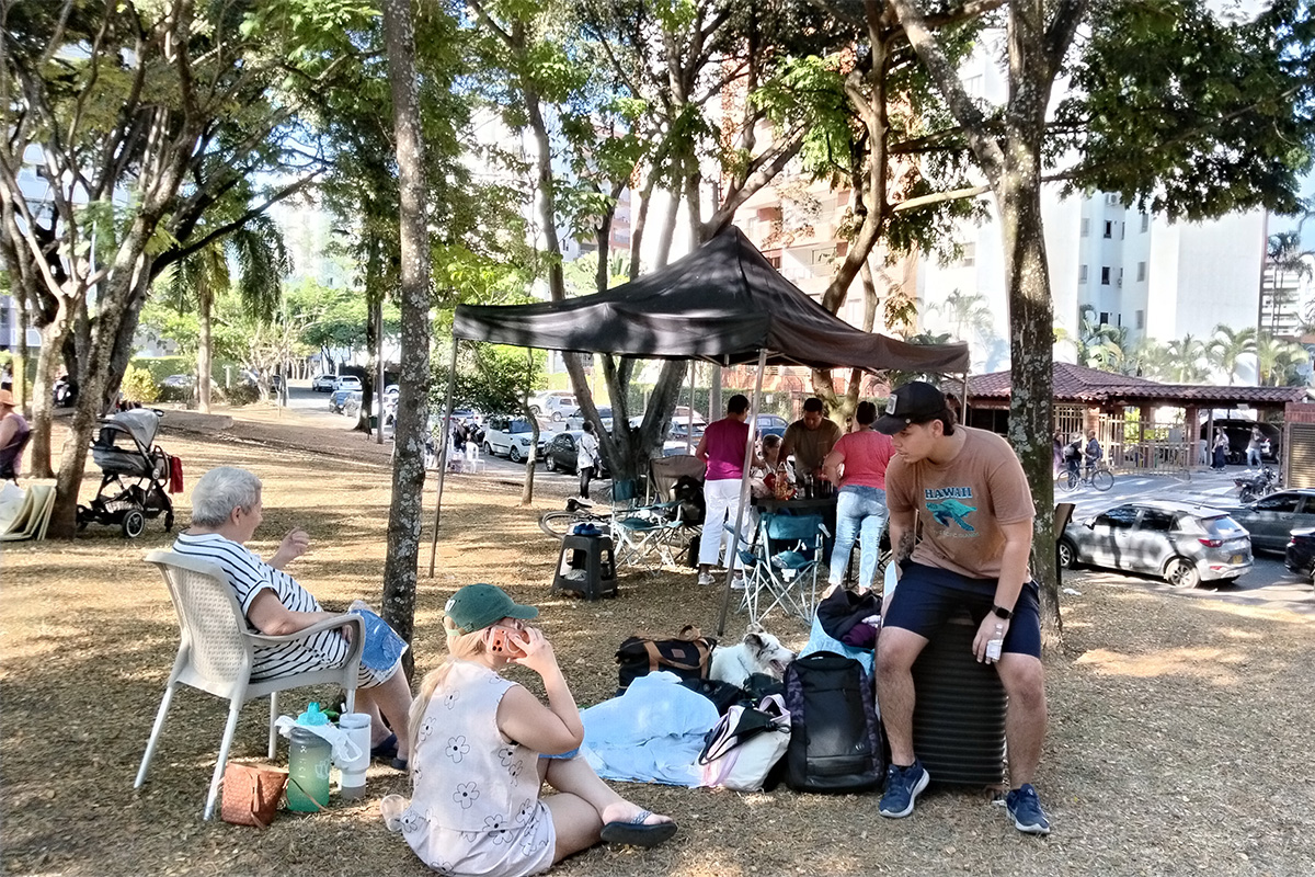 DESPLAZADOS X TERREMOTO EN LA FLORA PEÑA