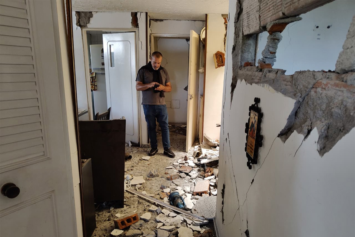 AFECTADO TERREMOTO LA FLORA PEÑA