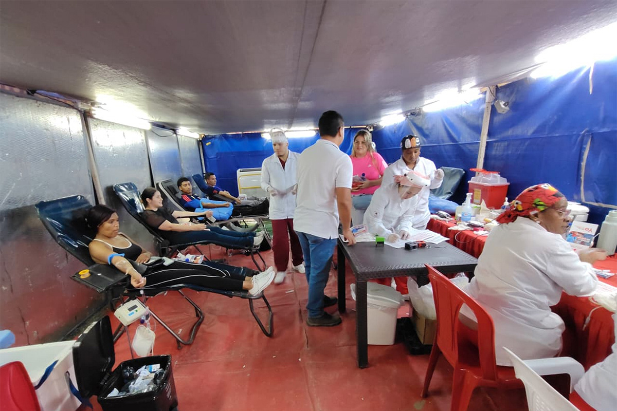 DONACIÓN DE SANGE TERREMOTO PEÑA